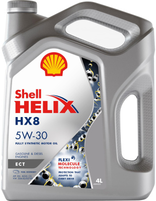 Масло SHELL HELIX  HX8  ECT 5w-30 12*1L 