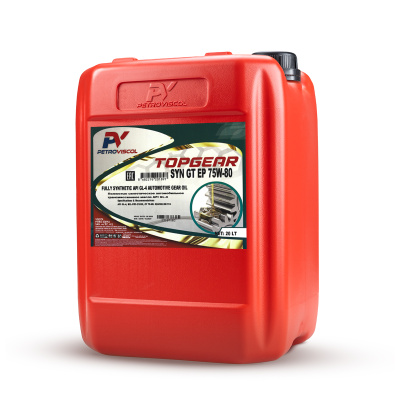 Трансмиссионное масло PetroViscol TOPGEAR SYN GT EP 75W-80 20 л