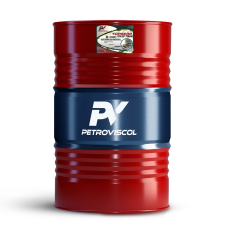 Трансмиссионное масло PetroViscol TOPGEAR SYN EP 75W-80 208 л