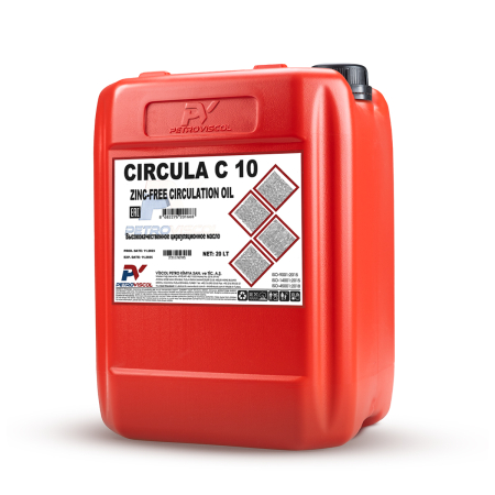 Индустриальное масло PetroViscol CIRCULA C 10 20 л